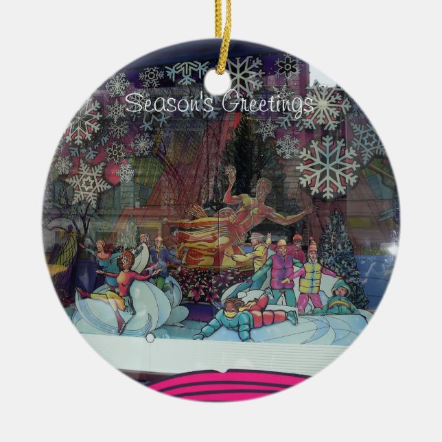 Navidades en el ornamento de la ciudad (Frente)