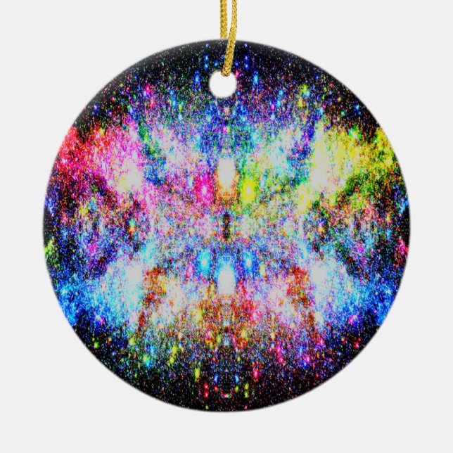 Navidades en el ornamento espacial (Frente)