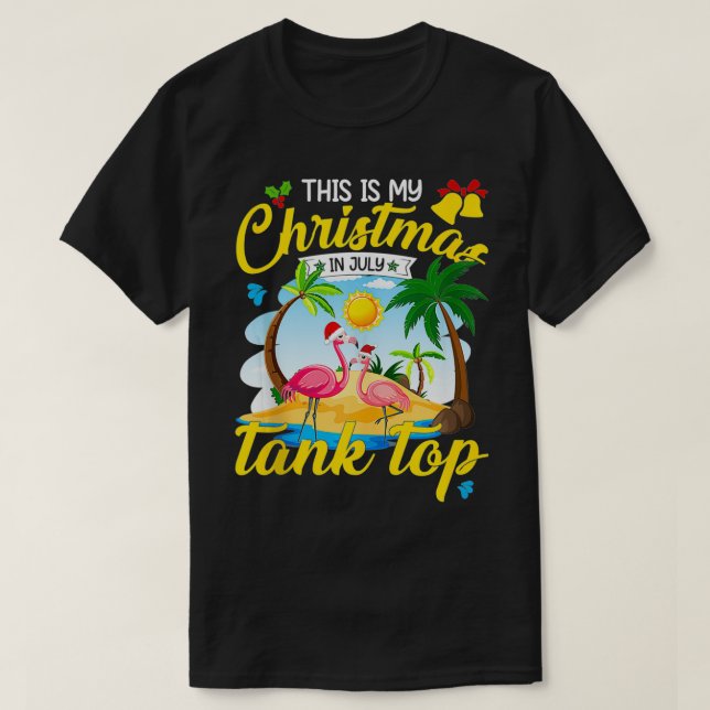 Navidades En Julio Tank Top Funny Beach Summer Chr (Diseño del anverso)