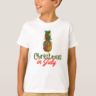 Navidades En La Camiseta De Julio