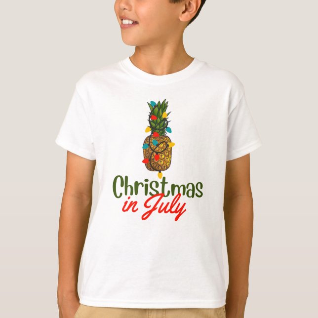 Navidades En La Camiseta De Julio (Anverso)
