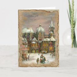 Navidades en la ciudad - Tarjeta de felicitación