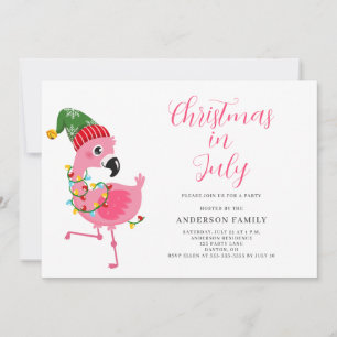 Navidades En La Invitación Del Partido De Julio