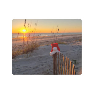Navidades en la playa Amelia Island arte mural met