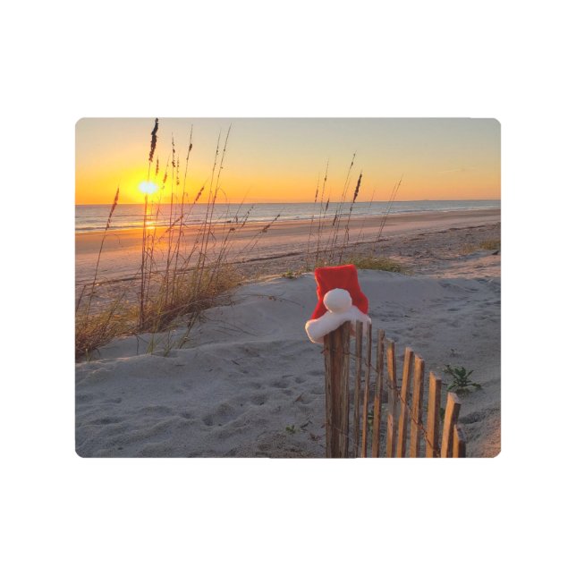 Navidades en la playa Amelia Island arte mural met (Anverso)