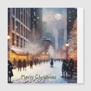 Navidades en la tarjeta magnética de la ciudad