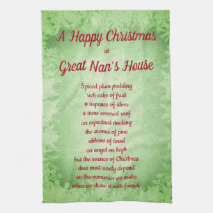 Navidades en las toallas de cocina de la casa de G