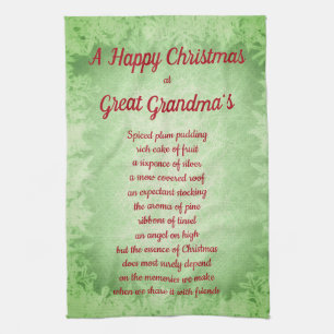 Navidades en las toallas de cocina de la casa de l