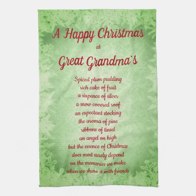 Navidades en las toallas de cocina de la casa de l (Vertical)