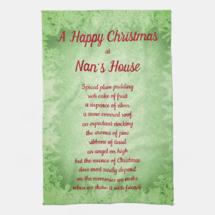 Navidades en las toallas de cocina de la casa de N