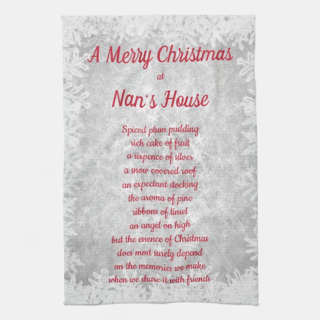 Navidades en las toallas de cocina de la casa de N (Vertical)