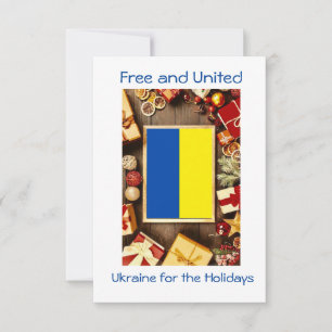 Navidades en Ucrania, tarjeta de Navidades