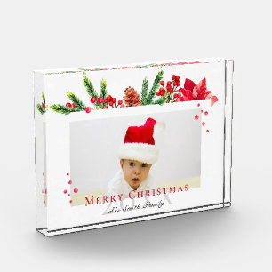 Navidades encantadores enmarcan foto personalizada