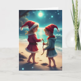 Navidades encantados por el mar - Tarjeta de vacac