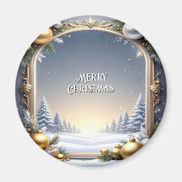 Navidades enmarcan imán de vacaciones