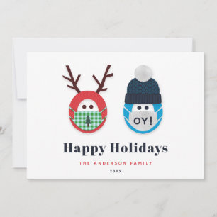 Navidades enmascarados y vacaciones en Hanukkah