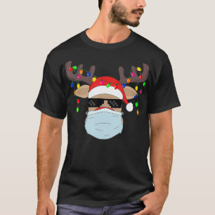 Navidades enmascaran la linda camisa de máscara de