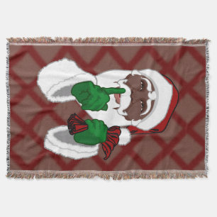 Navidades enmascaran mantas de tira de Santa Cláus