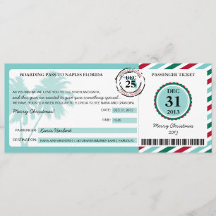 Navidades entregan tarjeta de embarque a Florida