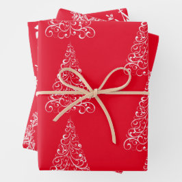 Navidades envolviendo hojas de papel