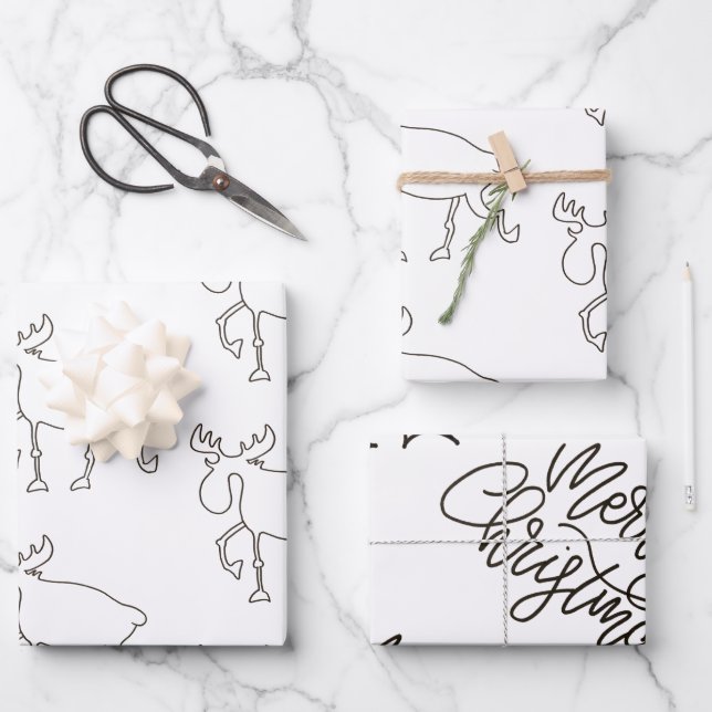 Navidades envolviendo papel (Anverso)