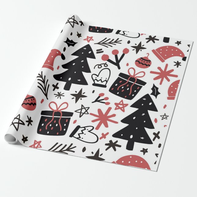 navidades envolviendo papel (Desenrollado)
