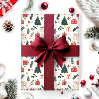 Navidades envolviendo papel