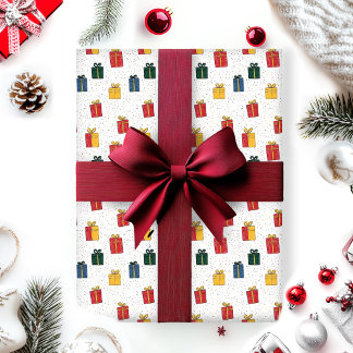 Navidades envolviendo papel