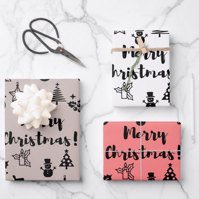 Navidades envolviendo papel (Anverso)