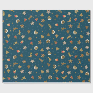 Navidades envolviendo papel Gingerbread Holiday Wr