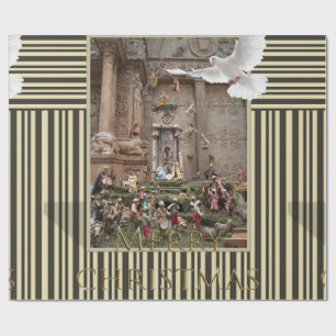 Navidades envolviendo papel Jesús Natividad