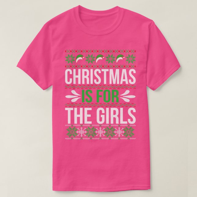 Navidades es para Chicas Navidades feos suéter (Diseño del anverso)