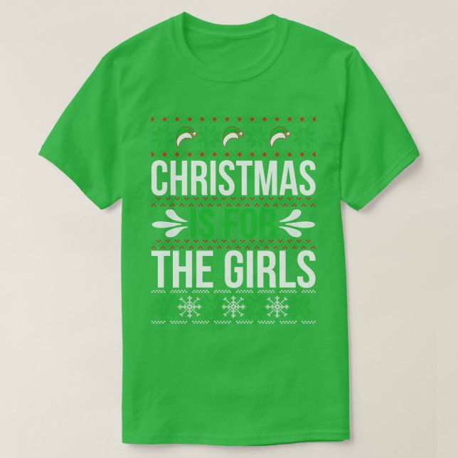 Navidades es para Chicas Navidades feos suéter (Diseño del anverso)
