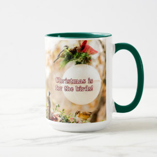 Navidades es para la taza de café Birds con Bigfoo