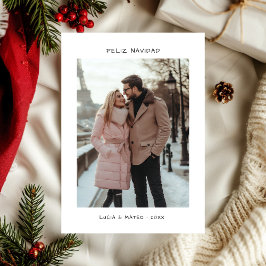 Navidades españoles minimalistas Feliz Navidad