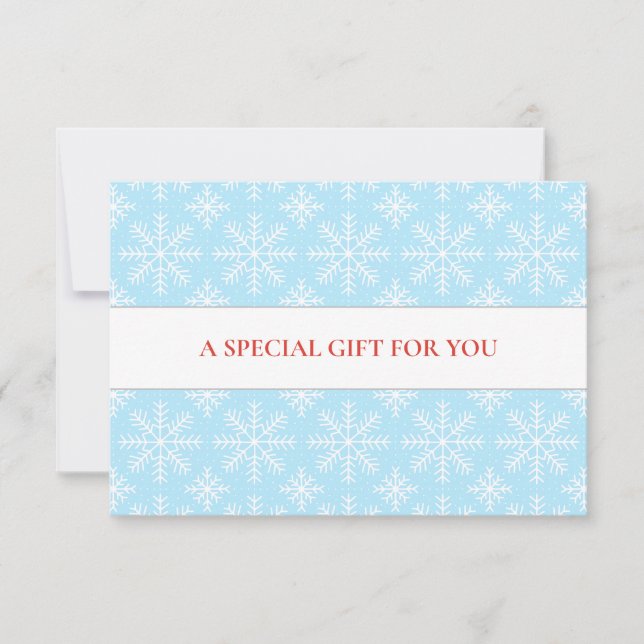 Navidades ESPECIALES DE BLANCOS DE NIEVE AZUL CLAR (Anverso)