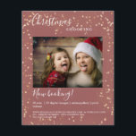 Navidades específicos del cliente Volante de fotos<br><div class="desc">Navidades específicos del cliente Ilumina el folleto de fotos,  beige.  Simplemente edita tu producto subiendo tu foto y escribiendo tu texto. Puede seleccionar el tipo de letra,  el color y la posición individualmente "personalización adicional".</div>