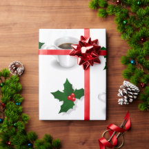 Navidades Espíritu, lindo, envolver papel
