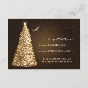 Navidades espumosos casándose con RSVP Gold