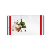Navidades Etiquetas de dirección Kitty