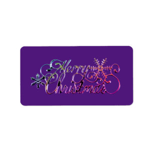 Navidades Etiquetas de direcciones SEASONAL