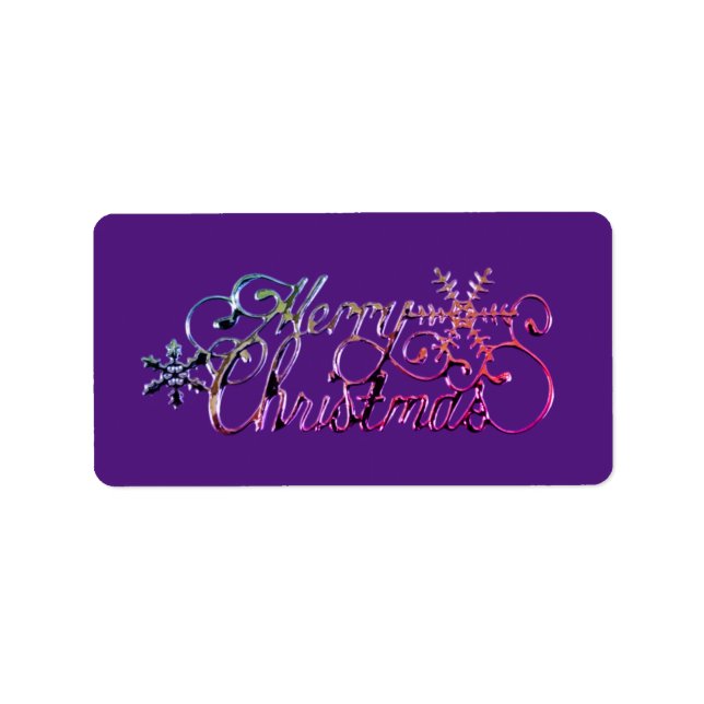 Navidades Etiquetas de direcciones SEASONAL (Frente)