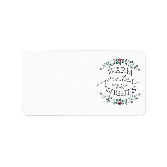 Navidades Etiquetas de direcciones SEASONAL (Frente)