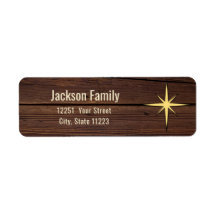 Navidades Etiquetas de retorno con temas del país