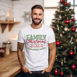 Navidades familiares 2024 Haciendo camiseta de Rec