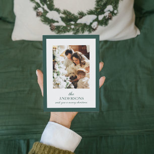 Navidades familiares modernos verdes