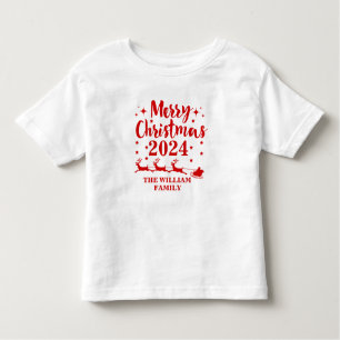 Navidades familiares personalizados camiseta peque