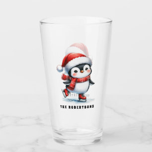Navidades familiares personalizados de Pingüino di