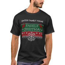Navidades familiares personalizados suéter feo