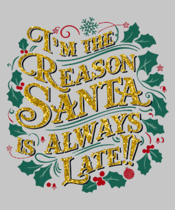 Navidades familiares Tees Razón por la que Santa